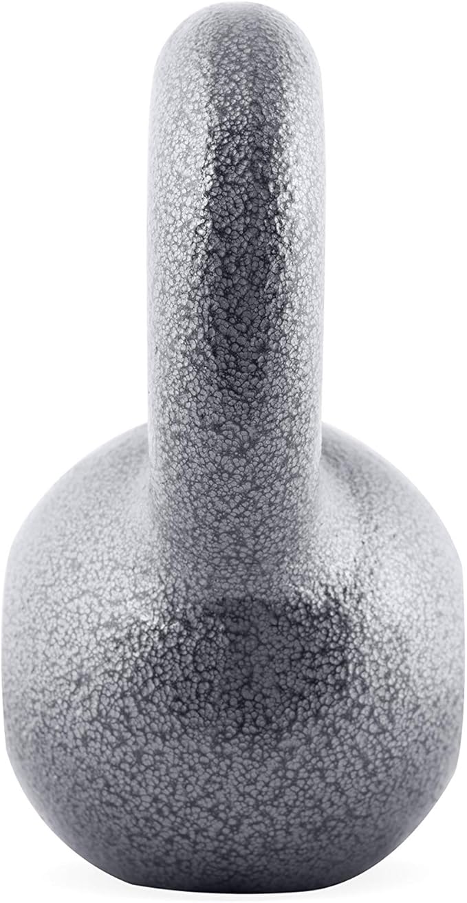 WF Athletic Supply Hammerstone Painted Cast Iron Kettlebells, Home & Gym Equipment, Great for Strength Training, Full Body Workout & Crossfit Training, Color & Size Options Available in 10-80 Pounds