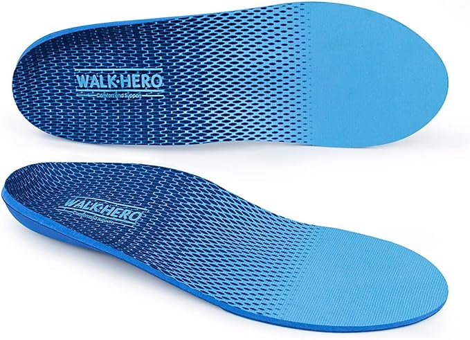 Plantar Fasciitis Feet Insoles Arch Supports Orthotics Inserts Relieve Flat Feet, High Arch (Mens 4-4 1/2 | Womens 6-6 1/2)