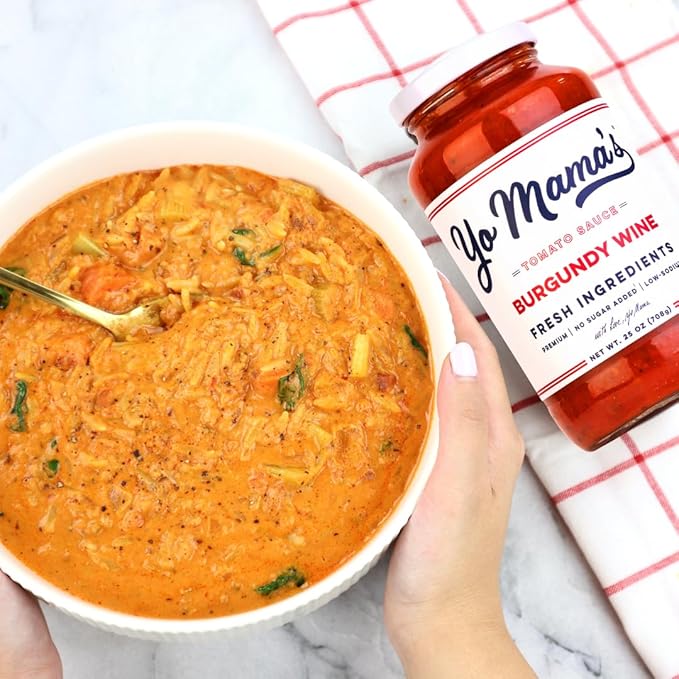 Yo Mama's Foods Keto Pasta Sauces - Pack of (6) - No Sugar Added, Gluten Free, Preservative Free, Paleo Friendly, and Made with Whole, Non-GMO Tomatoes!