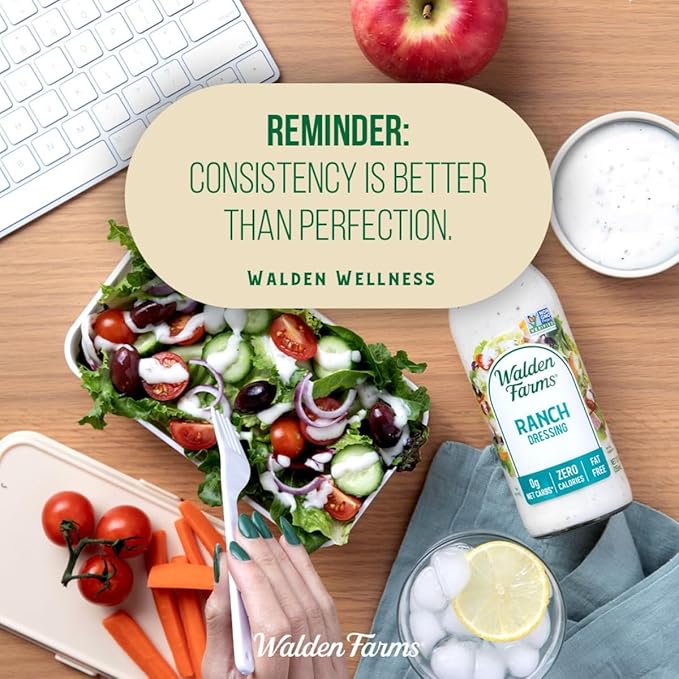 Walden Farms Salad Dressings Variety Pack – Ranch & Honey Dijon – Calorie-Free, Gluten-Free, Low Carb, Keto-Friendly, Sugar-Free, Dairy-Free – 12 Fl Oz (Pack of 2)