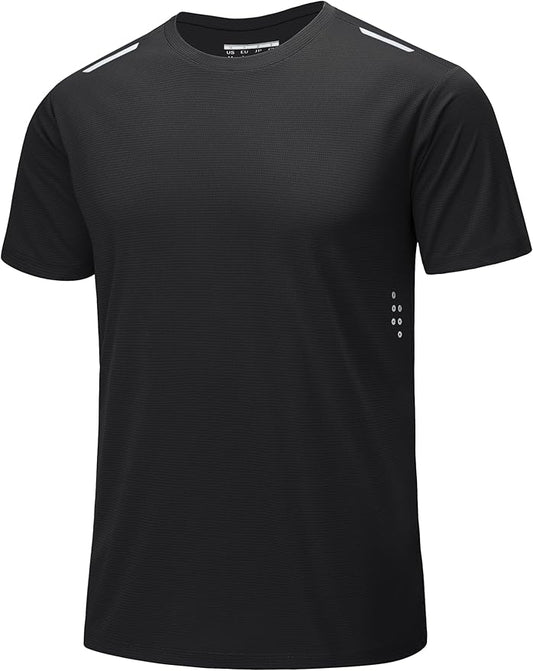 MAGCOMSEN Mens Rash Guard Short Sleeve UPF 50+ Sun UV Quick Dry Shirts Workout Swim Running Athletic T-Shirt