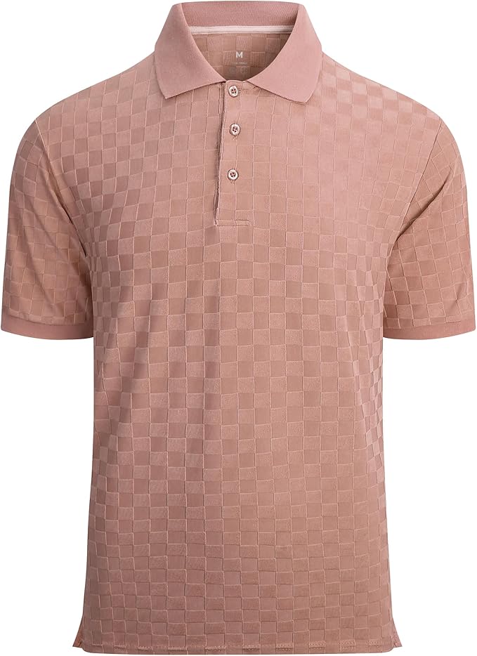 Alex Vando Mens Polo Shirts Short Sleeve Regular Fit Fashion Designed Shirt