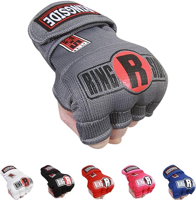 Ringside Gel Shock Quick Wraps, Impact-Absorbing Hand Wraps with Secure Support, Ideal for Boxing, MMA, Muay Thai, and Martial Arts, Inner Boxing Gloves for Men and Women