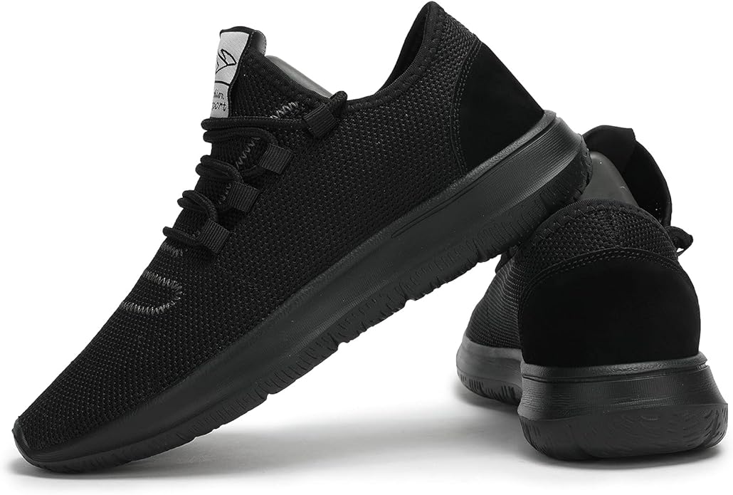 KEEZMZ Men's Running Shoes Fashion Breathable Sneakers Mesh Soft Sole Casual Athletic Lightweight