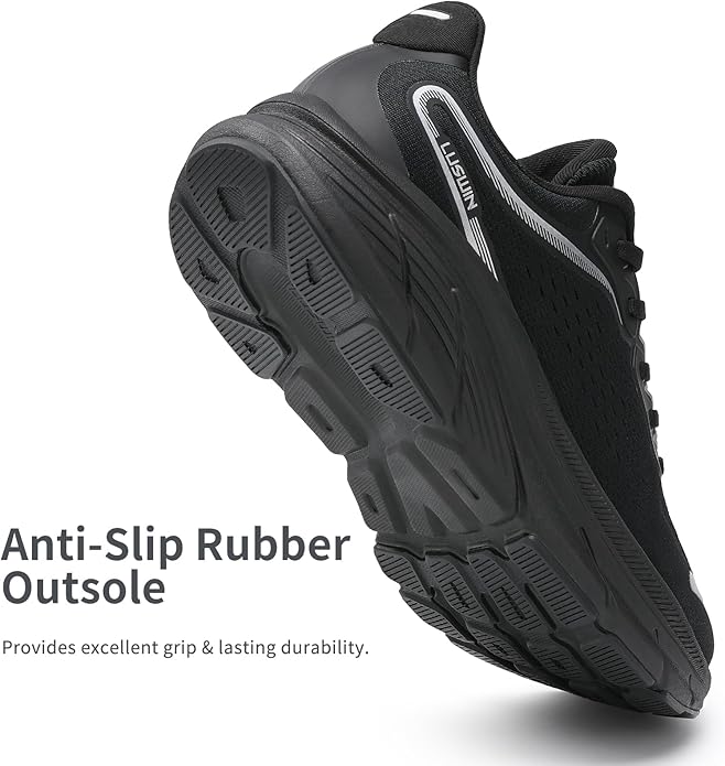 Men's Walking Shoes Lightweight Breathable Cushioning Running Shoes Athletic Tennis Workout Gym Non Slip Comfortable Fashion Sneakers