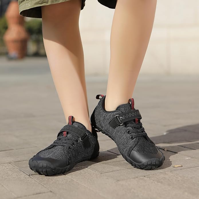 KUBUA Kids Barefoot Shoes Boys Girls Sneakers Naturally Splay Shoes Toddler Little Big Kid