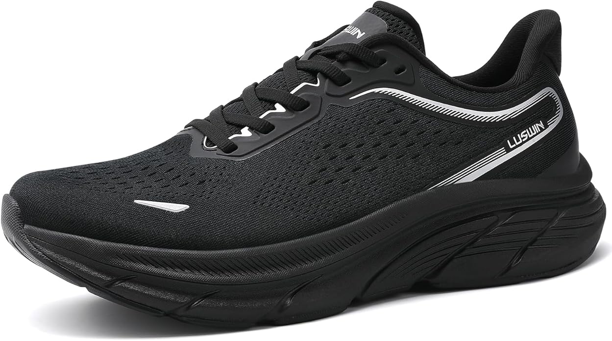 Men's Walking Shoes Lightweight Breathable Cushioning Running Shoes Athletic Tennis Workout Gym Non Slip Comfortable Fashion Sneakers