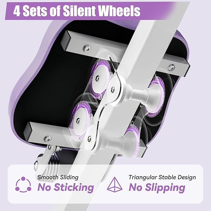 EPHESPORT Multifunctional Ab Machine, Adjustable Ab Workout Equipment, Ab ＆ Sit Up Machine for Stomach Workout, Foldable Abdominal Trainer With Knee and Back Protection, Full Body Workout for Home Gym