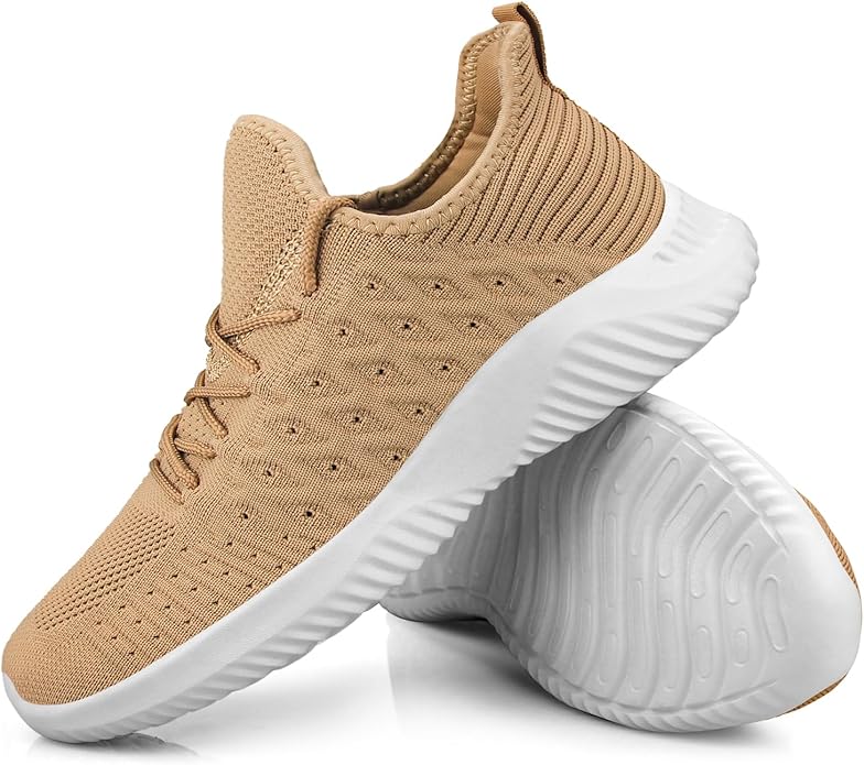 Feethit Mens Slip On Walking Shoes Lightweight Breathable Non Slip Running Shoes Comfortable Fashion Sneakers for Men