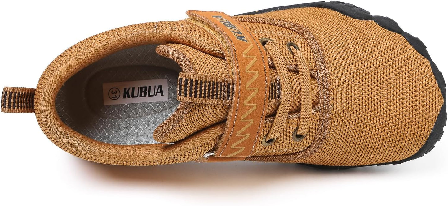 KUBUA Kids Barefoot Shoes Boys Girls Sneakers Naturally Splay Shoes Toddler Little Big Kid