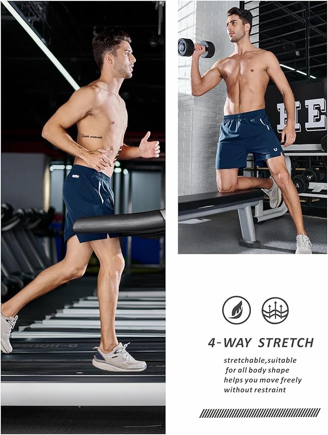 NORTHYARD Men's Running Athletic Shorts 5"/ 7"/ 9" Workout Gym Short Tennis Quick Dry Active Sport Hiking Basketball