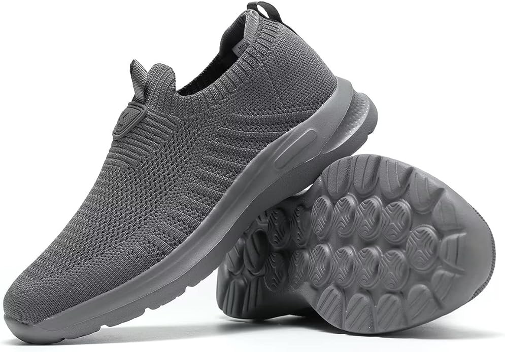Mens Walking Shoes Lightweight Breathe Mesh Running Shoes Slip On Fashion Tennis Sneakers Comfort Gym Workout Zapatos de Hombre
