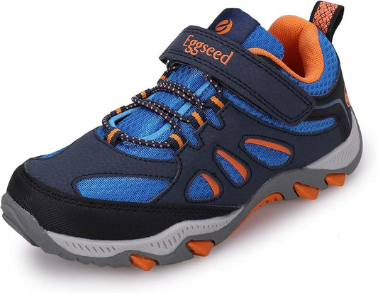 Boys Hiking Shoes Kids Sneakers Outdoor Waterproof Athletic Running Slip Resistant Comfortable (Little/Big Kids)