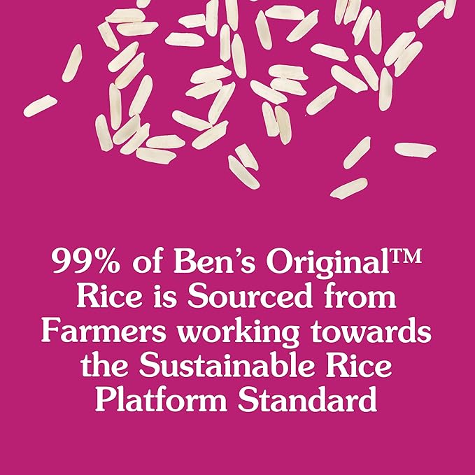 BEN'S ORIGINAL Risotto Creamy Mushroom Flavored Rice, Easy Dinner Side, 8.5 oz Pouch (Pack of 12)