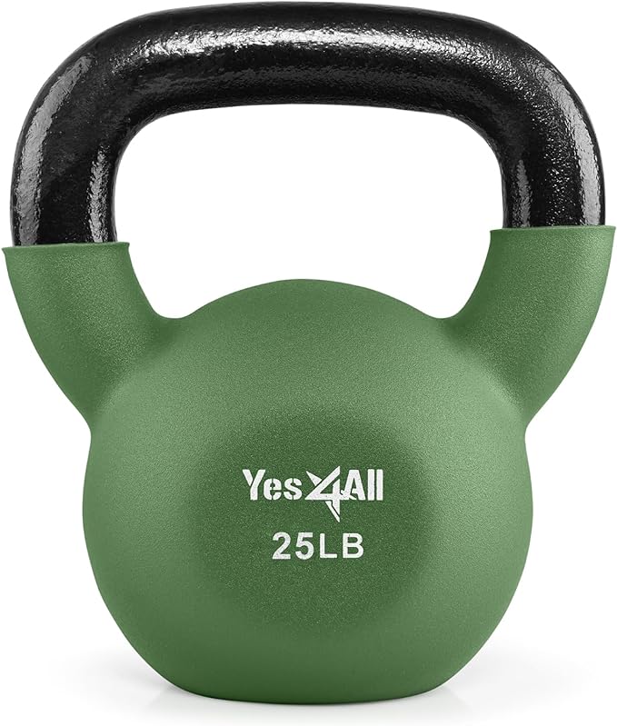 Yes4All Kettlebells 5lbs-65lbs & Kettlebell Sets Adjustable Weights, Kettlebell for Weight Training, Home Workout Equipment with Secure Grip for High Rep, Exercise Equipment