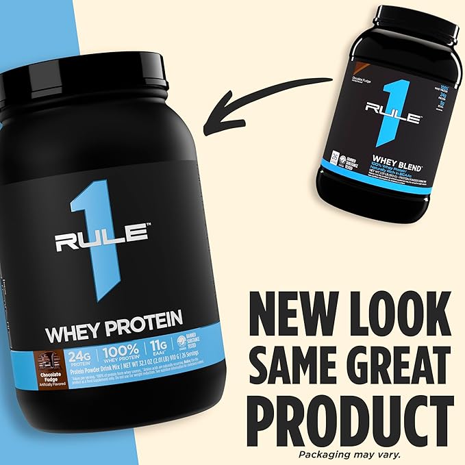 Rule 1 Whey Protein – 24g Fast-Acting Protein from All-Whey Sources with Naturally Occurring EAAs & BCAAs for Workout Recovery or Anytime Use (5 Pounds*, Pistachio Ice Cream)