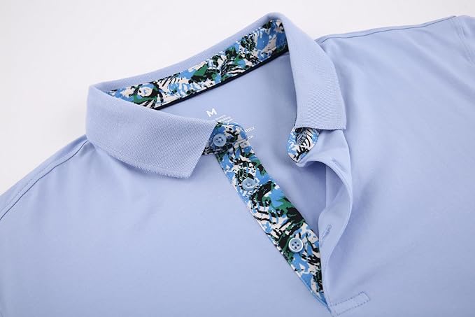Alex Vando Mens Polo Shirts Short Sleeve Regular Fit Fashion Designed Shirt