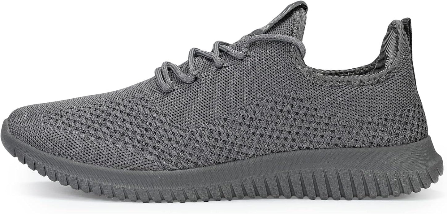 VAMJAM Men's Running Shoes Ultra Lightweight Breathable Walking Shoes Non Slip Athletic Fashion Sneakers Mesh Workout Casual Sports Shoes
