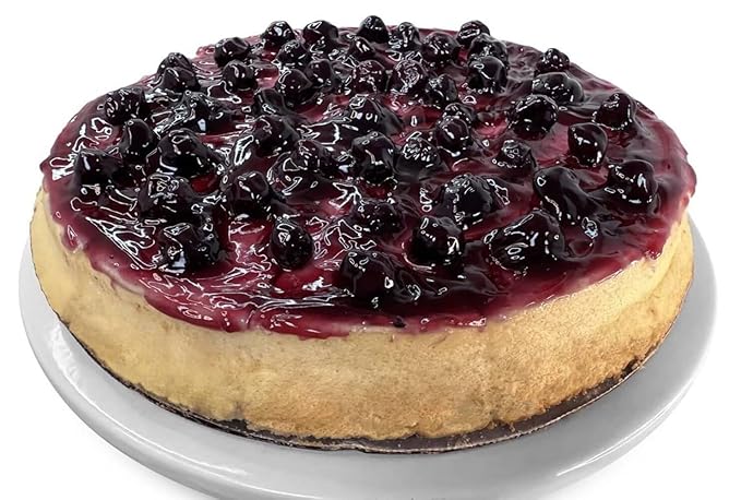 Andy Anand Luxurious Sugar-Free Blueberry Cake 9", Handcrafted, Delicious & Moist, Perfect for Celebrations, 2.8 lbs