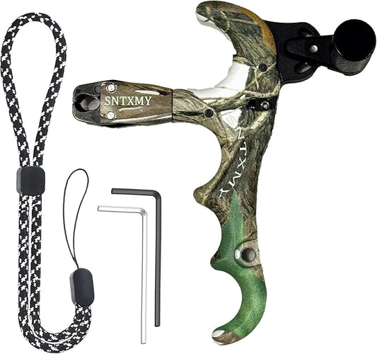 Bow Release for Compound Bow 360° Rotatable Thumb Release for Compound Bow Archery Trigger Release