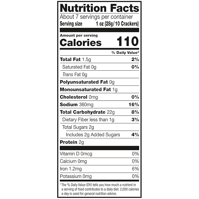 Snack Factory Pretzel Crisps, Sea Salt & Cracked Pepper, 7.2 Oz