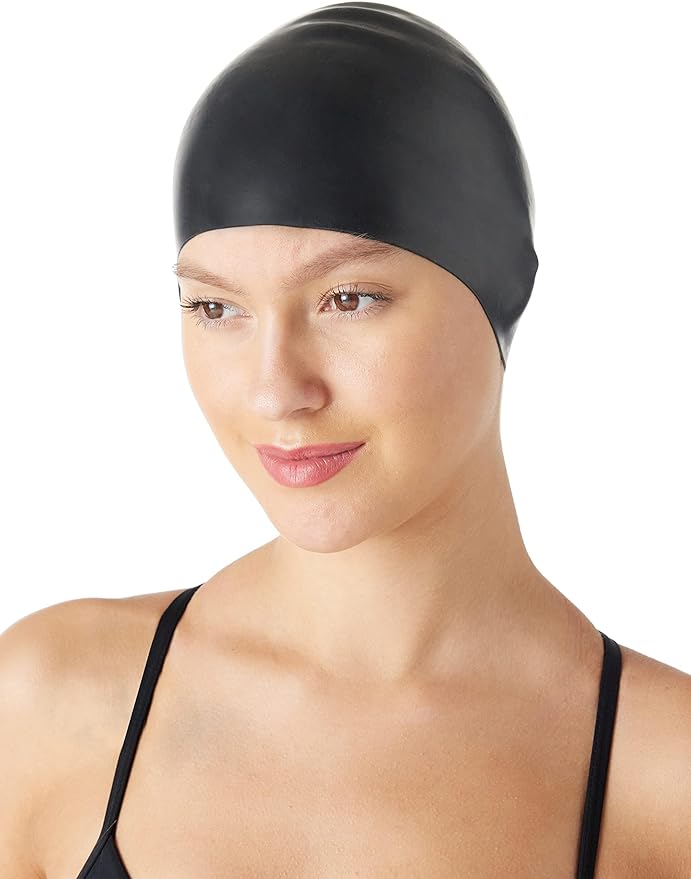 Amazon Basics Silicone Swim Cap