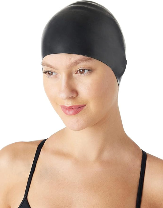 Amazon Basics Silicone Swim Cap