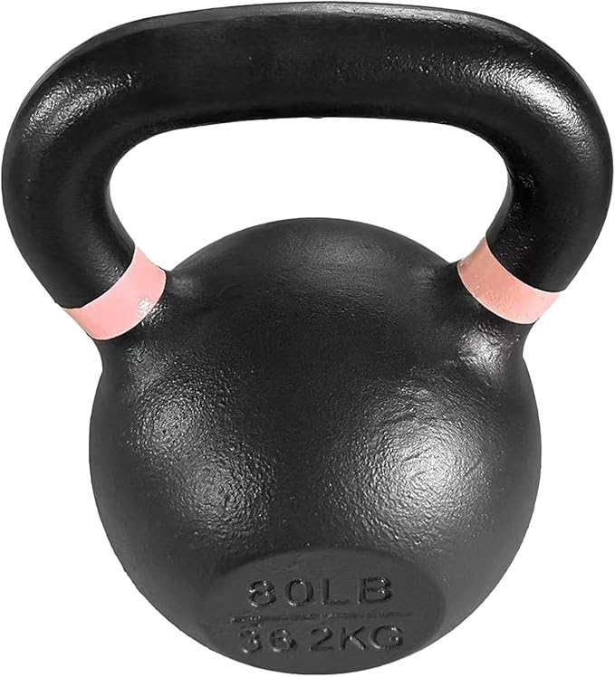 Kettlebell Cast Iron Solid Smooth Weights for Strength Training, Home Workout Gym, Training Kettlebells Sets for Women & Men