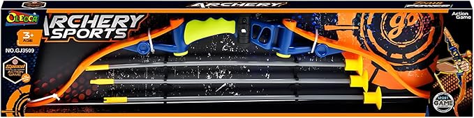 Archery Set for Kids — Toy Bow and Arrow with Laser Sight & Suction Cup Arrows – Indoor & Outdoor Activity, Gift for Boys Ages 3+