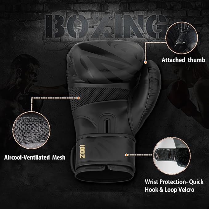 Dripex Boxing Gloves for Men Women Youth, Boxing Training Gloves | for Heavy Bag Workout, Muay Thai, Kickboxing, Sparring Punching（8 10 12 14 16oz）