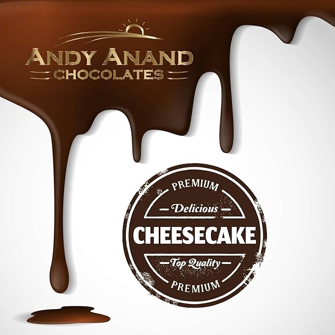 Andy Anand's Baked Gourmet Sugar Free Orange Cheesecake 9" (2 lbs) | No Preservatives Cheesecake & Diabetic-Friendly, You Won't Believe It's Sugar Free! | Freshly Made with California Cream Cheese
