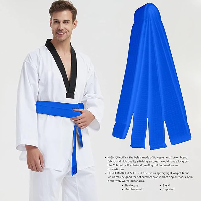 8.6ft Long Soft Belt for Martial Arts Karate Taekwondo Judo