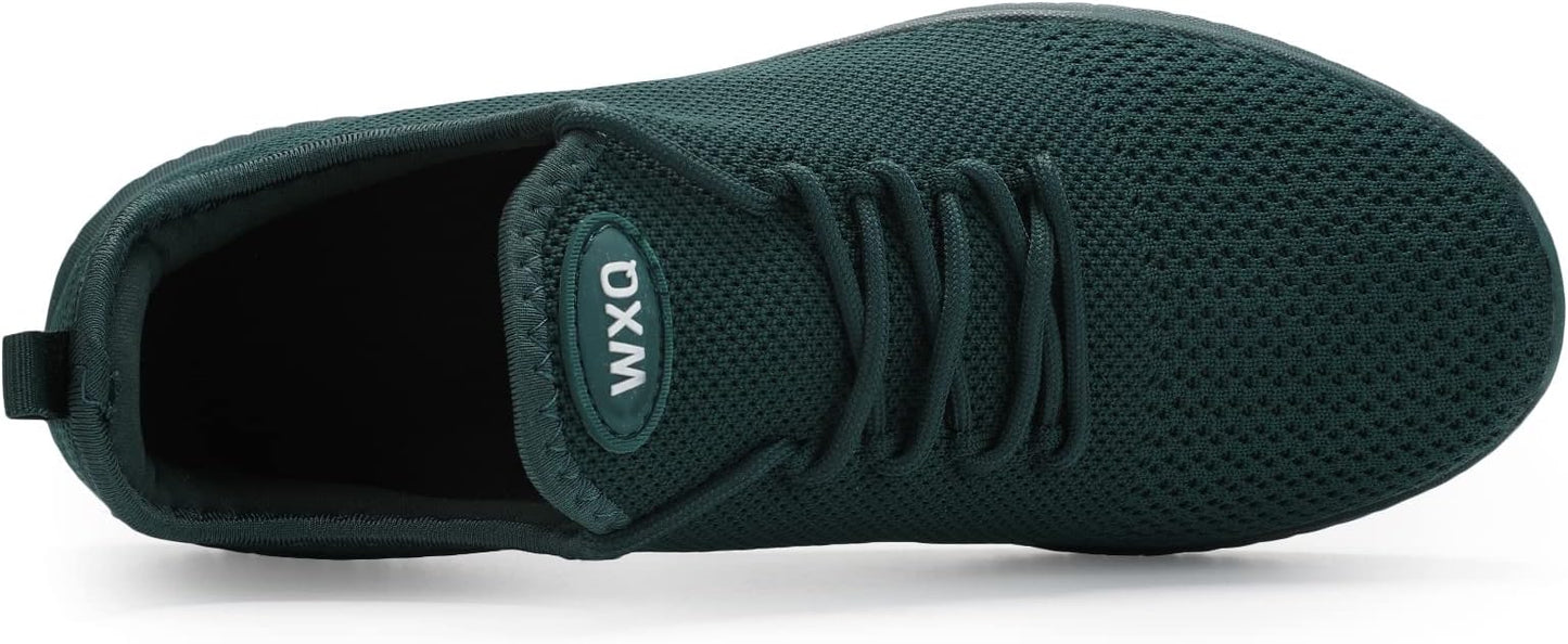 WXQ Men's Running Shoes Comfortable Lightweight Breathable Walking Shoes Mesh Workout Casual Sports Shoes