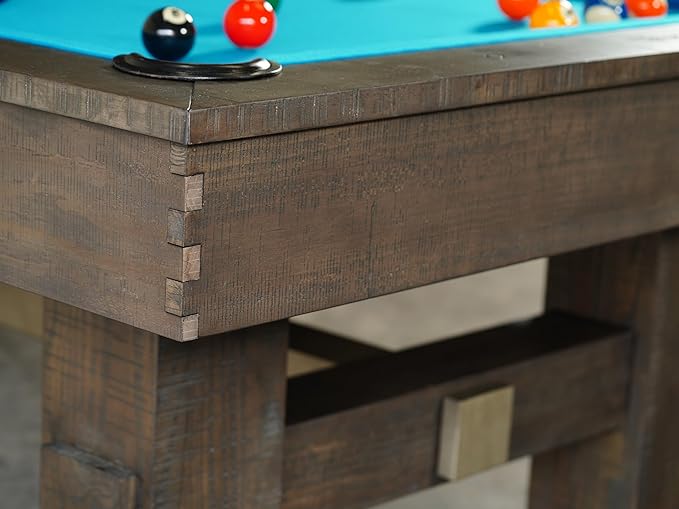Nixon Billiards - Kemp Slate Billiard Pool Table - Grayson Gray/Weathered Slate - 7ft and 8ft