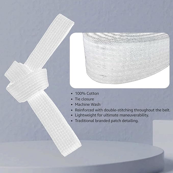 8.6ft Long Soft Belt for Martial Arts Karate Taekwondo Judo