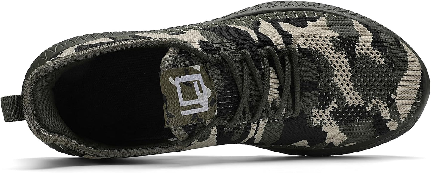 LCGJR Men's Running Shoes Ultra Lightweight Breathable Comfortable Walking Shoes Casual Fashion Sneakers Mesh Workout Shoes