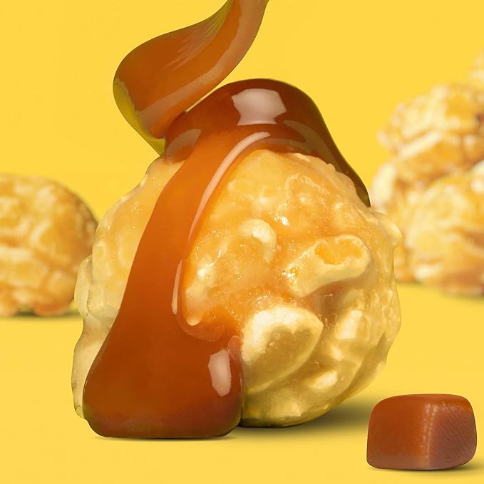 Popcornopolis 9.5 oz Bag, Caramel Flavored Indulgent Popcorn