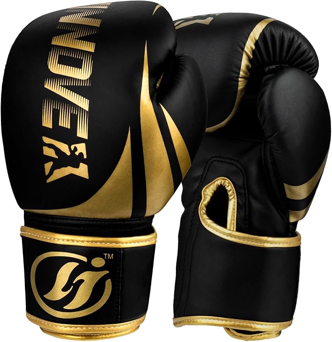 Boxing Gloves for Men & Women, Sparring Training Gloves for Boxing, Kickboxing, Muay Thai, MMA, Heavy Bag Workout Gloves with Multi-Layer Padding, Secure Fit, 10 12 14 16 oz