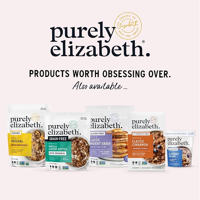 Purely Elizabeth, Blueberry, Ancient Grain Granola, Gluten-Free, Non-GMO, 12 Ounce (Pack of 3)