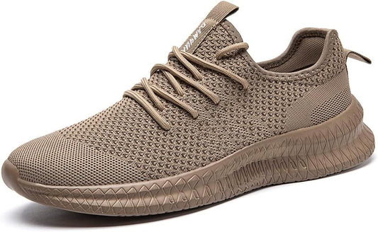 FUJEAK Men Running Shoes Men Casual Breathable Walking Shoes Sport Athletic Sneakers Gym Tennis Slip On Comfortable Lightweight Shoes