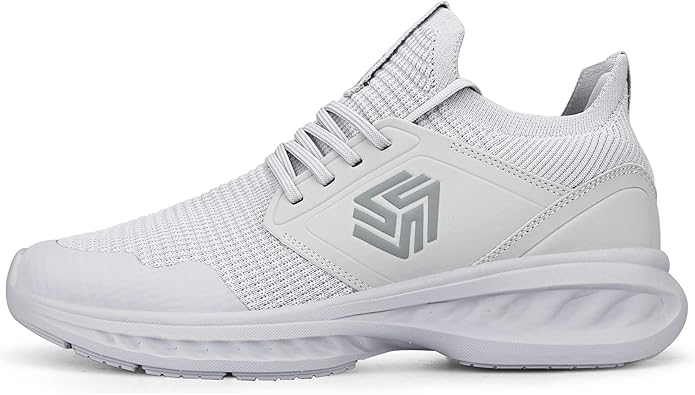 Mens Slip On Walking Shoes Non Slip Running Shoes Breathable Workout Shoes Lightweight Gym Sneakers
