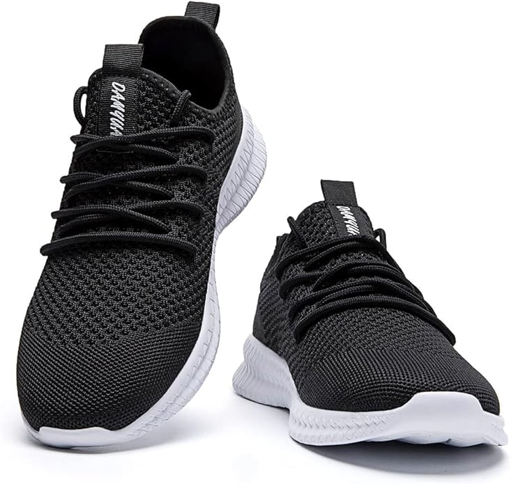 FUJEAK Men Running Shoes Men Casual Breathable Walking Shoes Sport Athletic Sneakers Gym Tennis Slip On Comfortable Lightweight Shoes