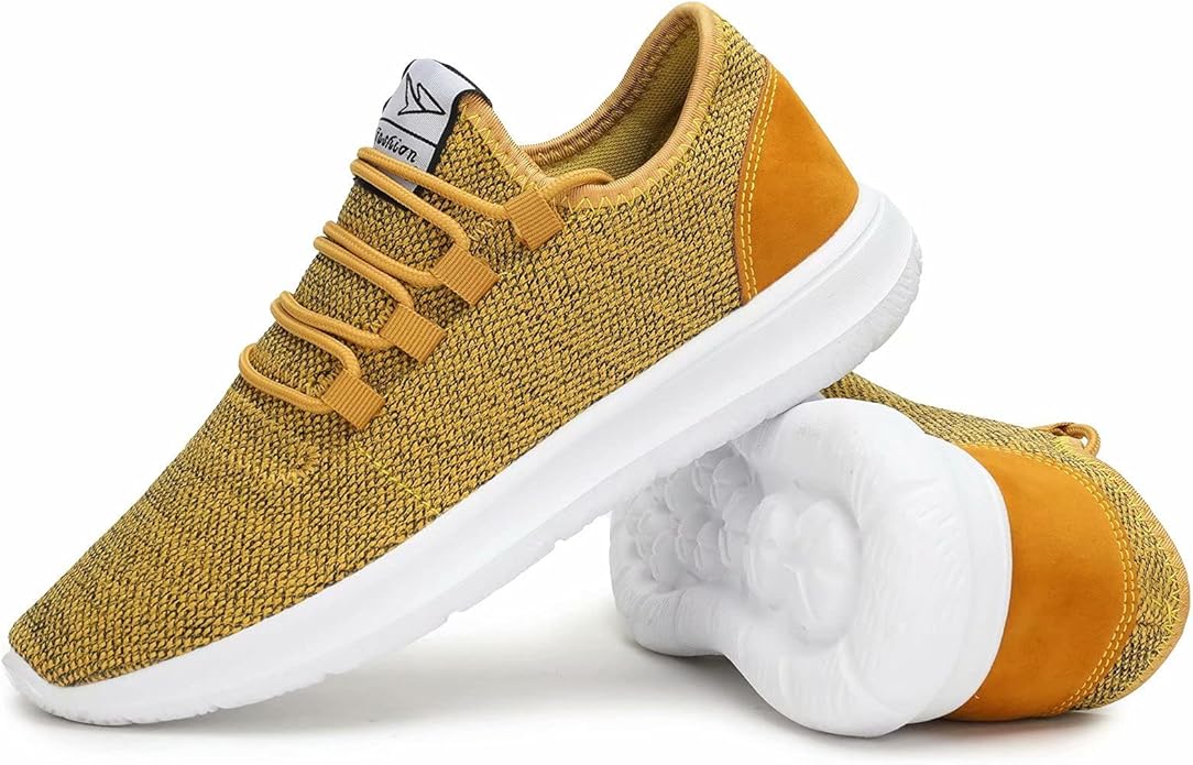 KEEZMZ Men's Running Shoes Fashion Breathable Sneakers Mesh Soft Sole Casual Athletic Lightweight
