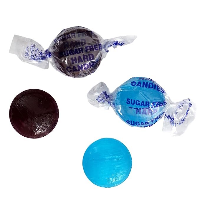 Arcor Sugar Free Mixed Berry Hard Candy, 1 Pound Bulk Bag (Approx. 70 Pieces), Individually Wrapped Hard Candy, The Hampton Popcorn & Candy Company