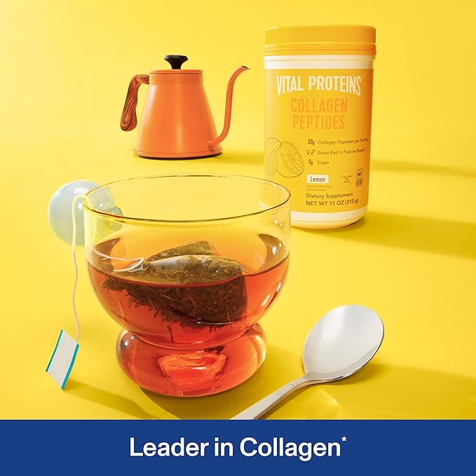 Vital Proteins Collagen Peptides Powder, Collagen Supplements, Hair & Skin Health, 14 Servings, Lemon