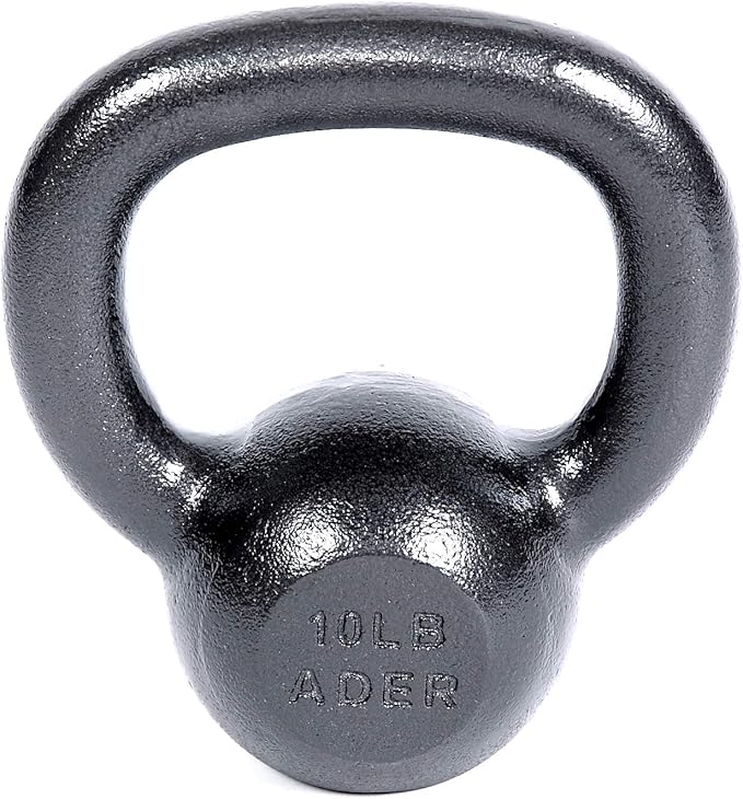 Ader Premier Kettlebell Weights Set- (10, 15, 20 Lb) w/DVD