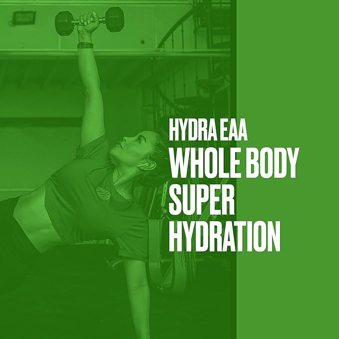 Metabolic Nutrition Hydra EAA, 1000g of Essential Amino Acids + Hydration, EAAs, BCAAs, Glutamine, Electorlytes, Coconut Water & Glycerol, Amazing Flavors (Fruit Punch, 1000g)