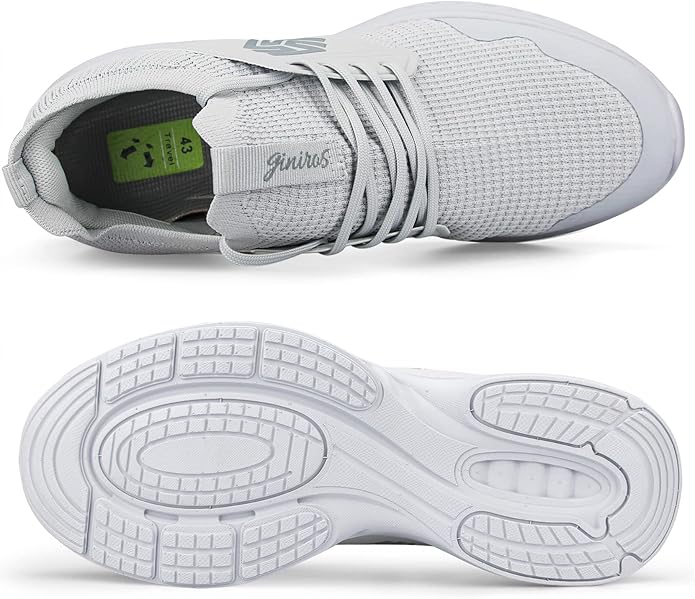 Mens Slip On Walking Shoes Non Slip Running Shoes Breathable Workout Shoes Lightweight Gym Sneakers