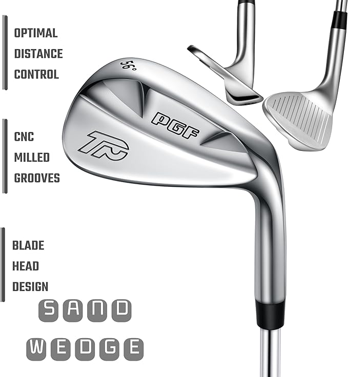 PGF Men's Gold TP Complete Golf Club Package Set [17-Pieces]
