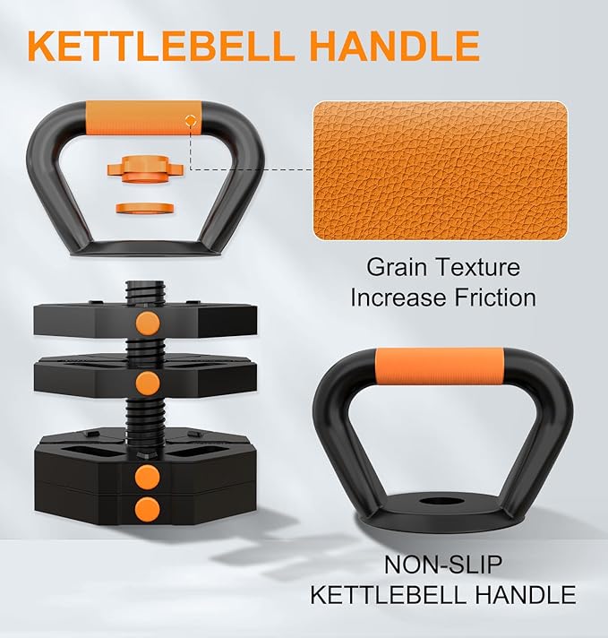 Adjustable Dumbbells Set for Women Men 20LBS/30LBS/40LBS/60LBS Weight Set with Connector, 5 in 1 Free Weights Dumbbells Set for Barbell Kettlebells Weightlift Push Up Fitness Exercises for Home Gym